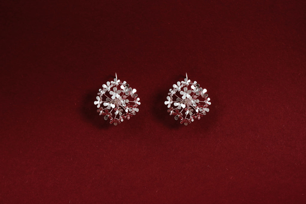 Snowball Flower Earrings