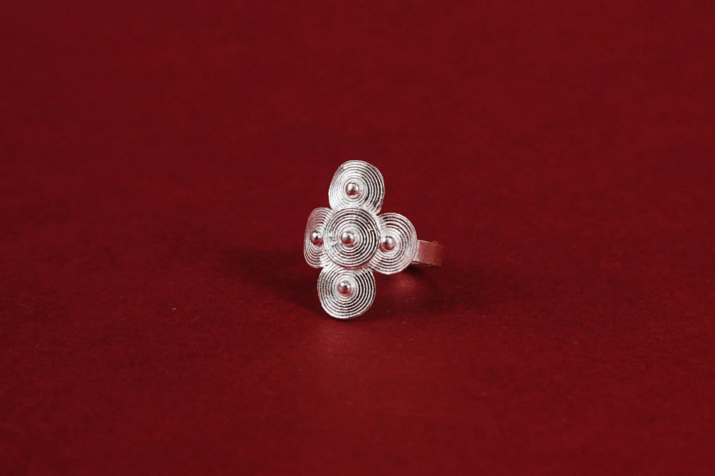 Five Swirl Ring