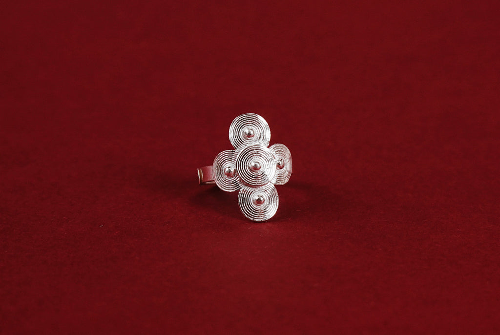 Five Swirl Ring